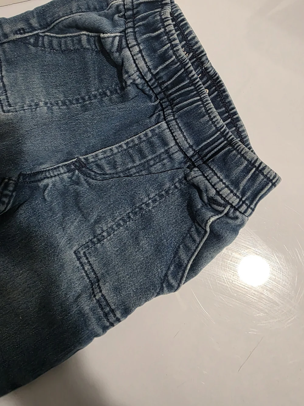 Gap Size 2 T Light Wash Elastic Waist Denim Joggers